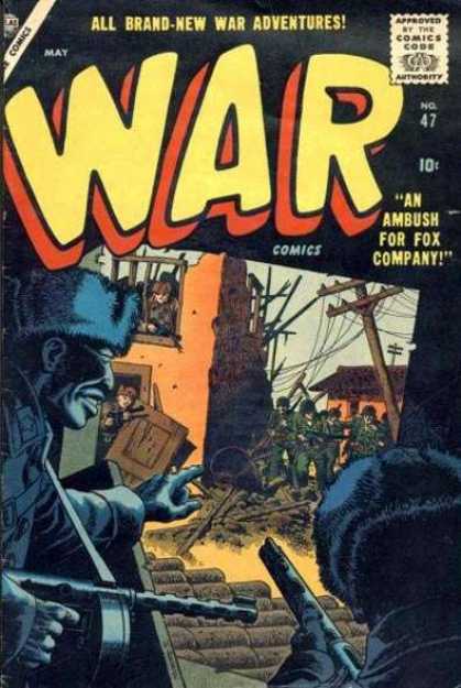 War - Guns - Soldiers - Caps - Streets War Comics 47 - War - Guns - Soldiers - Caps - Streets