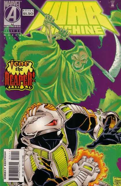 War Machine 24 - Marvel Universe - Direct Edition - 150 Us - Reaper - Issue 24 - Sergio Cariello