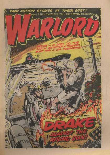 Warlord (Thomson) 218 - Antique - Machine Gun - Submarine - World War Ii - Action