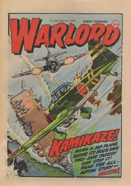 Warlord (Thomson) 249 - Death - Planes - Guns - Killing - Flying