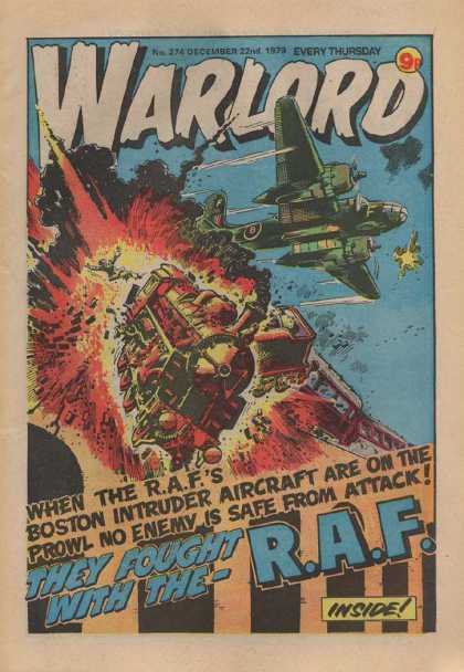 Warlord (Thomson) 274 - Train - Airplane - Explosion - Raf - Boston Intruder