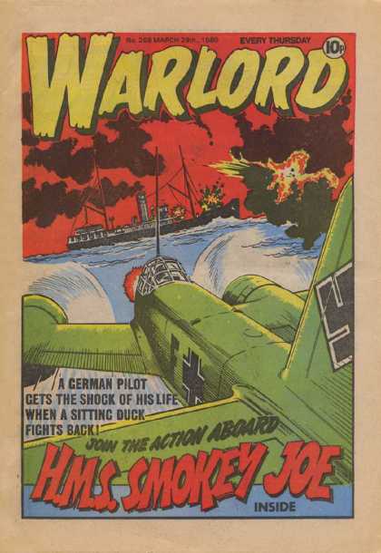 Warlord (Thomson) 288 - Hms Smokey Joe - Nazi - Smoke - Ship - Fighter Plane