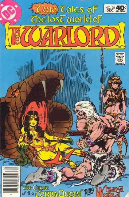 Warlord 28 - Cobra Queen - Wizard World - Prisoner - Snake Fangs - Spear