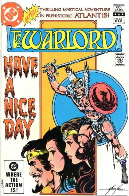 Dc - Dc Comics - The Warlord - Atlantis - Mystical Adventure - Mike Grell Warlord 55 - Dc - Dc Comics - The Warlord - Atlantis - Mystical Adventure - Mike Grell