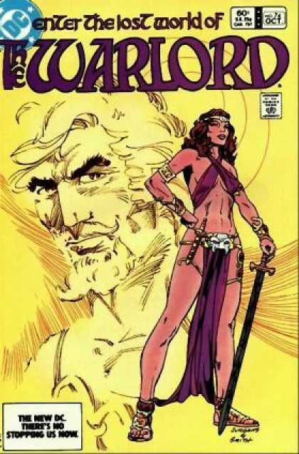 Lost World - Enter - Gold - Sword - Mustache - Dan Jurgens Warlord 74 - Lost World - Enter - Gold - Sword - Mustache - Dan Jurgens