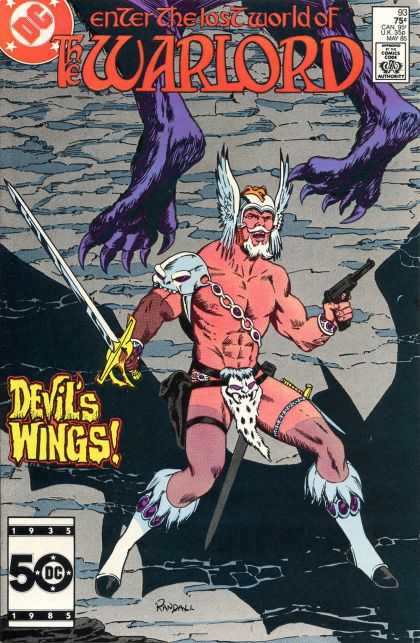 Lost World - Dc Comics - Dwvil Wings - Gun - Sword Warlord 93 - Lost World - Dc Comics - Dwvil Wings - Gun - Sword