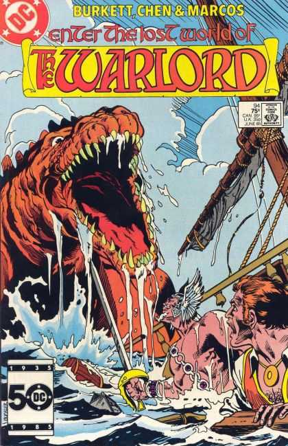 Dc - Dc Comics - The Warlord - Lost World - Dinosours Warlord 94 - Dc - Dc Comics - The Warlord - Lost World - Dinosours