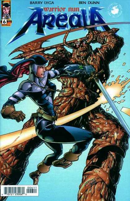 Warrior Nun Areala 2 6 - Barry Lyga - Ben Dunn - Monster - Axe - Sword