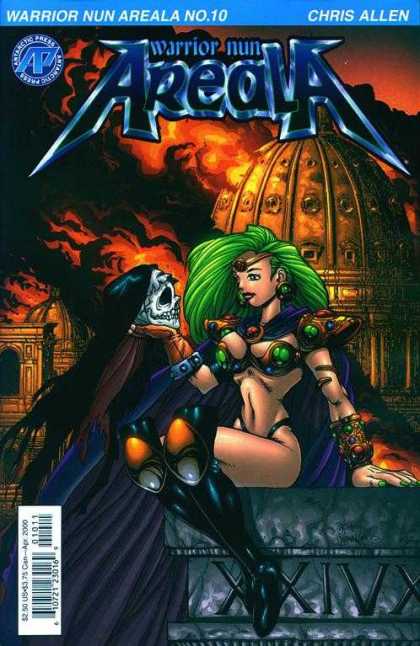 Warrior Nun Areala 3 10 - Temple - Burning - Skull - Capitol - Hamlet