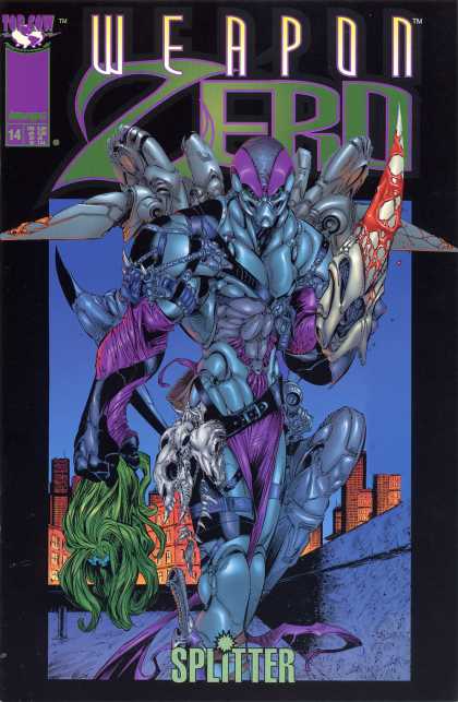 Weapon Zero 15 - Robot - Splitter - Blood - Sword - Machine - Joe Benitez