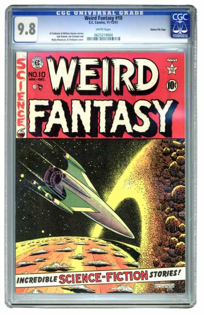 Weird Fantasy 10 - Fantasy - Galaxy - Space - Spaceship - Science - Al Feldstein