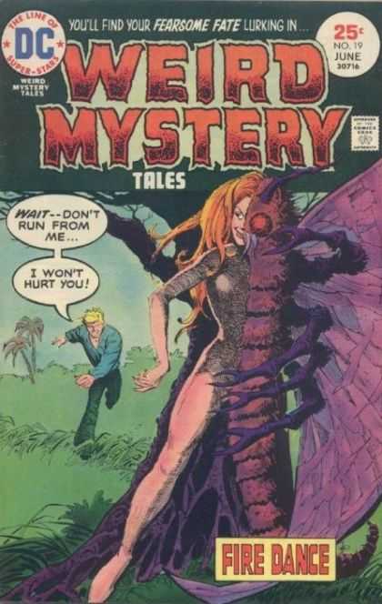 Weird Mystery Tales 19 - Two For One - Half And Half - Insect - Attractive Woman - Fiery Hair - Luis Dominguez