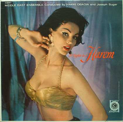 Weirdest Album Covers - Obadia, Hakki (10 Nights In A Harem)