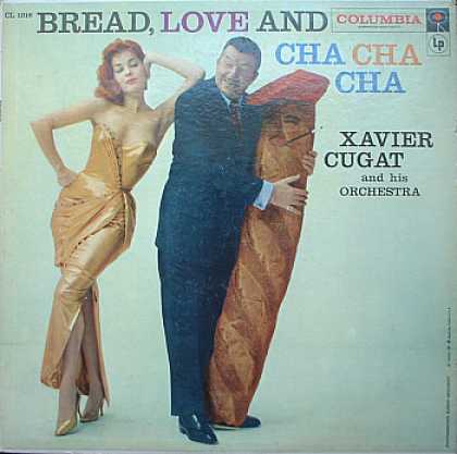 Weirdest Album Covers - Cugat, Xavier (Bread, Love And Cha Cha Cha)