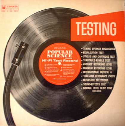 Weirdest Album Covers - Popular Science Testing Record