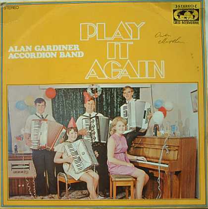 Weirdest Album Covers - Gardiner, Alan Accordion Band (Play It Again)
