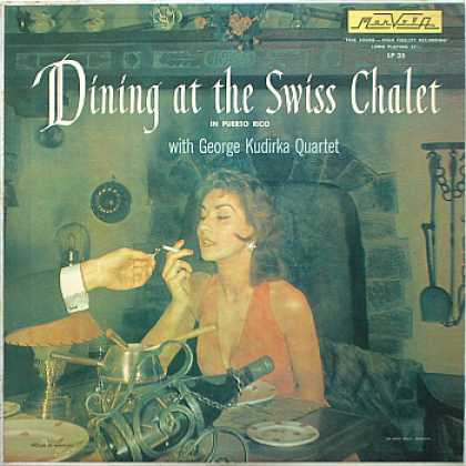 Weirdest Album Covers - Kudirka, George Quartet (Dining At The Swiss Chalet)