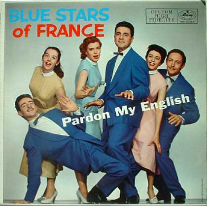 Weirdest Album Covers - Blue Stars Of France (Pardon My English)