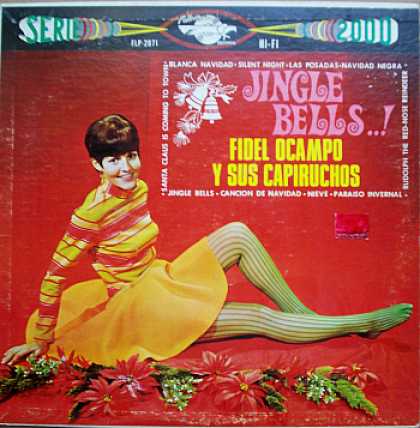 Weirdest Album Covers - Ocampo, Fidel y Sus Capiruchos (Jingle Bells!)