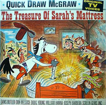 Weirdest Album Covers - Quick Draw McGraw (The Treasure Of Sarah's Mattress)