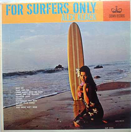 Weirdest Album Covers - Keack, Alex (For Surfers Only)