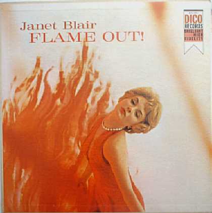 Weirdest Album Covers - Blair, Janet (Flame Out!)