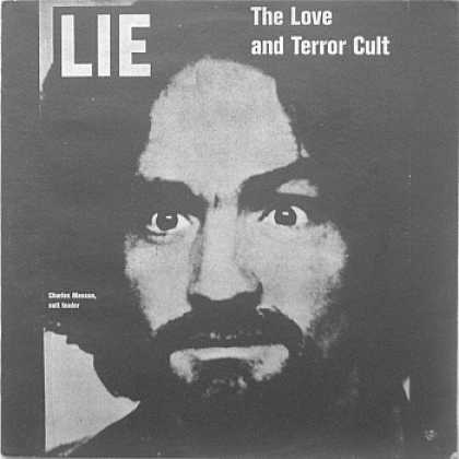 Weirdest Album Covers - Manson, Charles (Lie - The Love And Terror Cult)