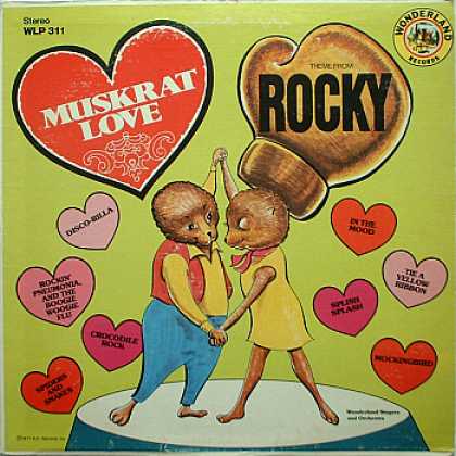 Weirdest Album Covers - Muskrat Love & Rocky
