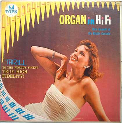 Weirdest Album Covers - Aurandt, Dick (Organ In Hi-Fi)