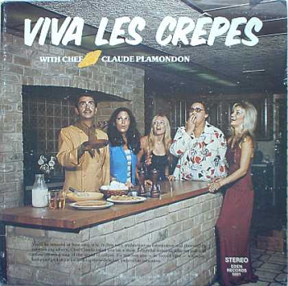 Weirdest Album Covers - Plamondon, Claude (Viva Les Crepes)