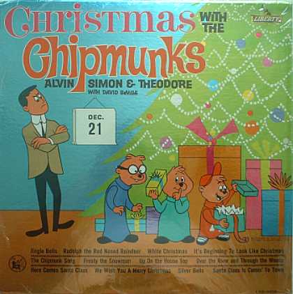 Weirdest Album Covers - Chipmunks (Christmas)