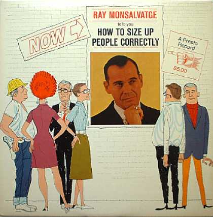 Weirdest Album Covers - Monsalvatge, Ray (How To Size Up People Correctly)