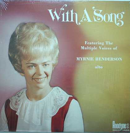 Weirdest Album Covers - Henderson, Myrnie (With A Song)