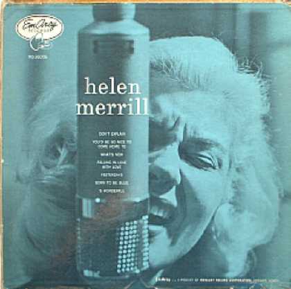 Weirdest Album Covers - Merrill, Helen (self-titled)