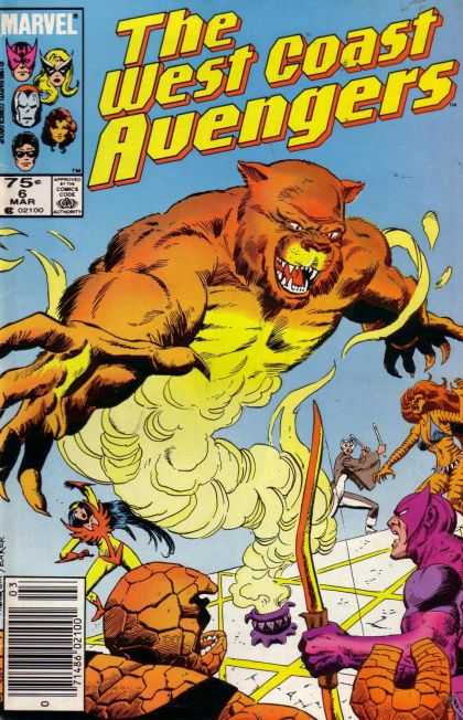 West Coast Avengers 6 - Marvel - The Thing - Genie - Bow - Lady Tiger - Kyle Baker