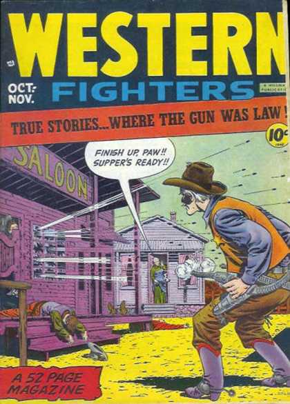 Western Fighters 4 - The Gun Was Law - Saloon - Cowboy - Gun - Dual