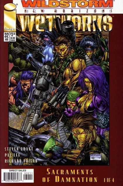 Wetworks 32 - Wildstorm - Wetworks - New Horizon - Sacraments Of Damnation - Steven Grant - Pat Lee