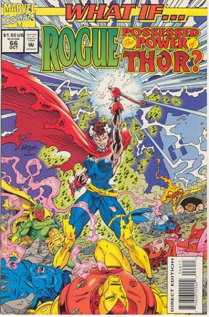What If? 66 - Marvel Comics - Rogue - Thor - Possessed The Power - Conqueror