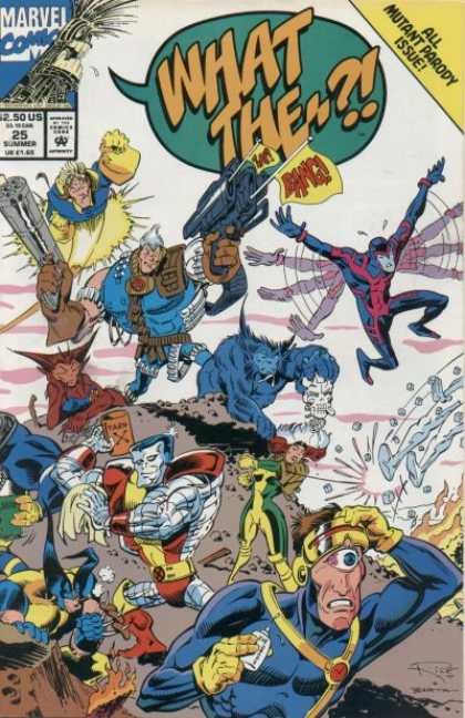 What The ?! 25 - Marvel - Fighting - Mutants - Superheroes - Guns