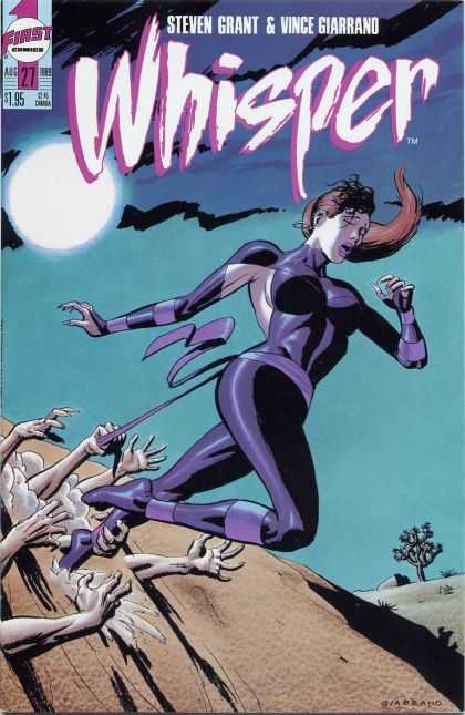 Whisper 27 - First Comics - Steven Grant - Vince Giarrano - Arms - Grabby Hands - Vince Giarrano