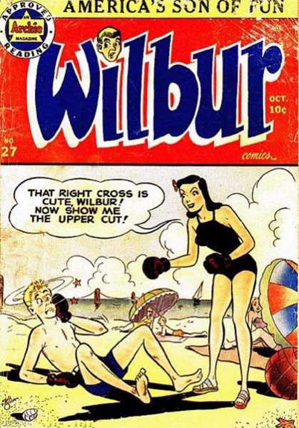 Wilbur 27 - Americas Son Of Fun - Boxing Gloves - Beach - Beach Umbrella - Sea Shells