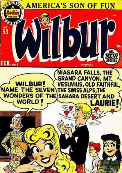Wilbur 53 - Hearts - Laurie - Teacher - Blackboard - Niagara Falls