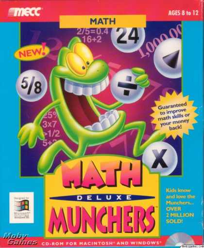 Windows 3.x Games - Math Munchers Deluxe