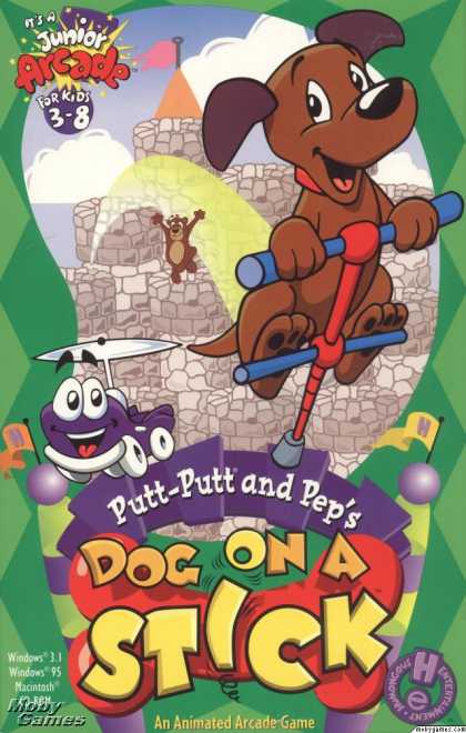 Windows 3.x Games - Putt-Putt and Pep's Dog on a Stick