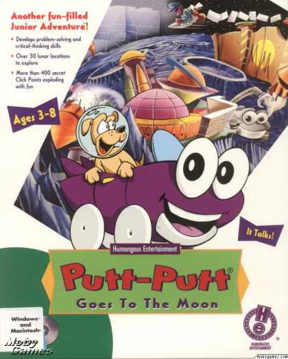 Windows 3.x Games - Putt-Putt Goes to the Moon