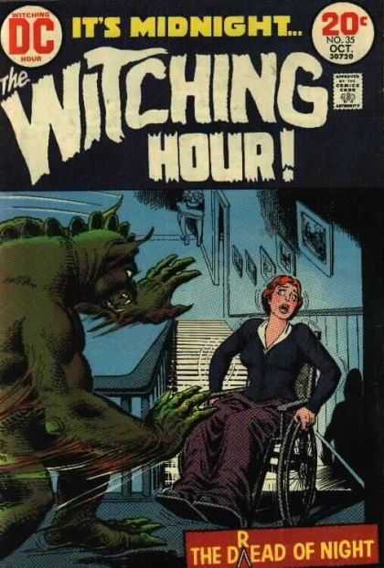 Witching Hour 35 - Wheelchair - Monster - Dc - Approved By The Comics Code Authority - The Dread Of Night