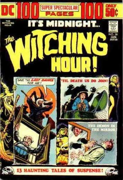 Witching Hour 38 - Midnight - Last Dance - Till Death Us Do Join - The Demon In The Mirror - 13 Haunting Tales Of Suspense - Nick Cardy