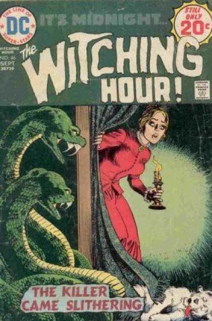 Witching Hour 46 - Candle - Curtain - September - Green Snakes - Red Dress