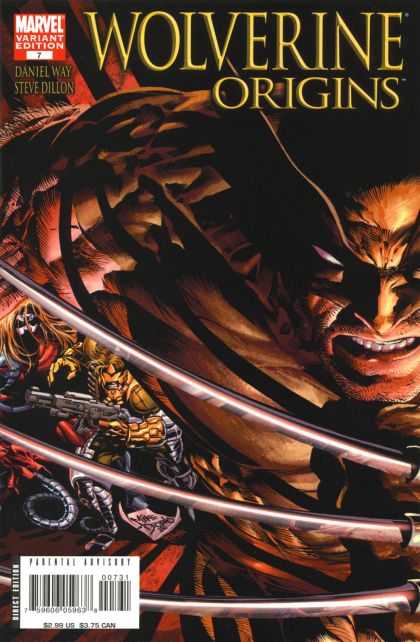 Wolverine Origins 7 - Marvel Variant Edition - Daniel Way - Steve Dillon - Mutant - Direct Edition