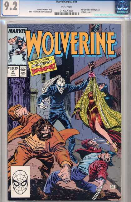 Wolverine 4 - Pony Tail - Woman - Attack - Dark - Wound - Frank Miller, John Buscema